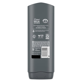 Dove Men+Care pump and gel texture highlighting rich lather