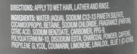 Dove Men+Care shampoo in a bathroom setting showing recyclable bottle and routine benefit