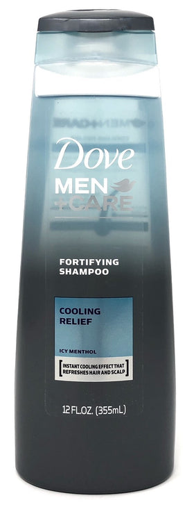 Dove Men+Care close-up of icy menthol texture highlighting refreshing feel
