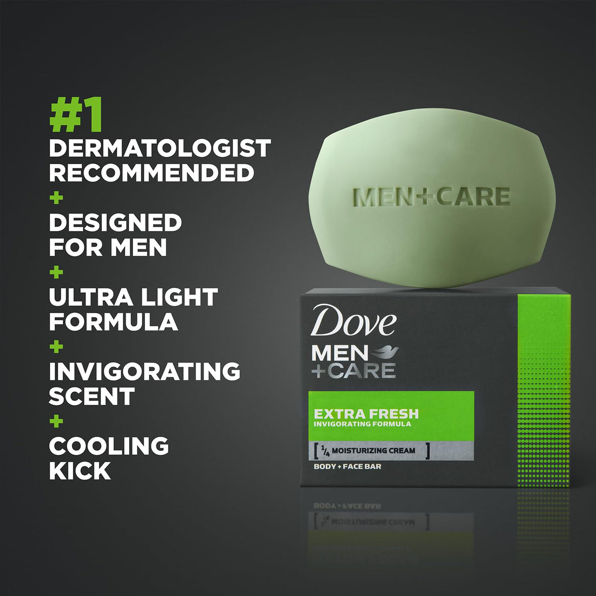 Dove Men+Care used as shaving lather showing smooth glide benefit