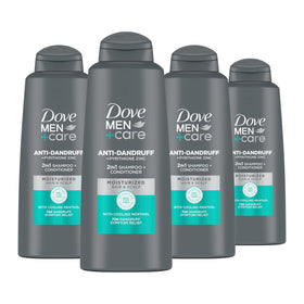 DOVE MEN + CARE front packaging shows brand and dandruff defense benefits