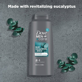 DOVE MEN + CARE in-shower use showing quick head-to-toe refresh after workout