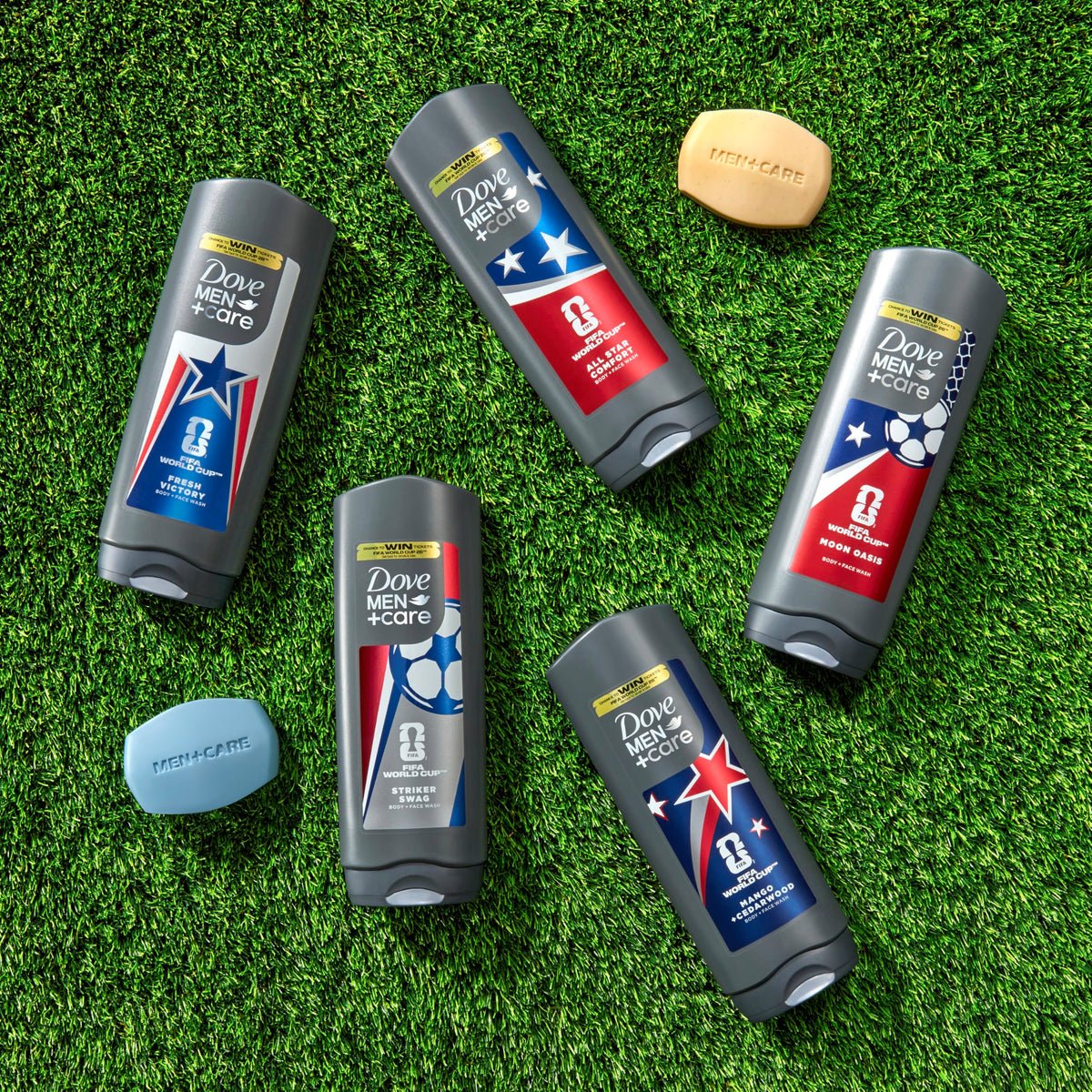 Dove Men+Care product in a bathroom setting boosting morning routine freshness
