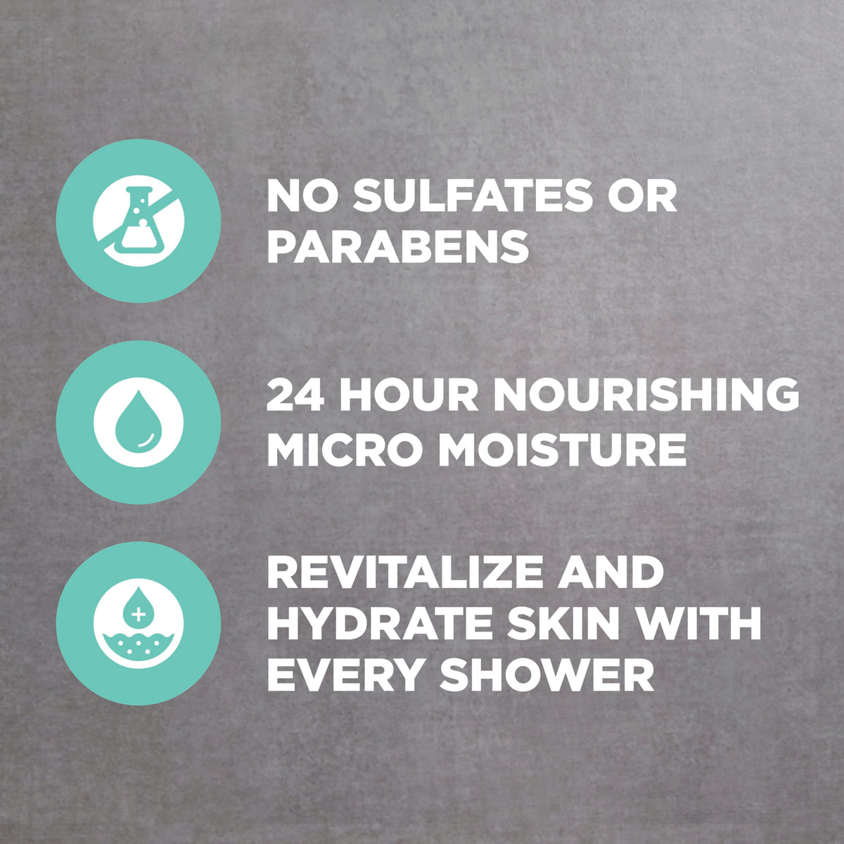 DOVE MEN + CARE in-shower use on a man, demonstrating soothing cleansing benefit