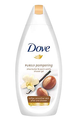 Dove pack of four layflat display showing value and long-lasting supply