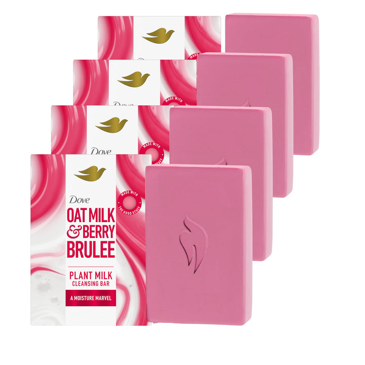Dove plant milk bar front packaging showing product and scent benefits