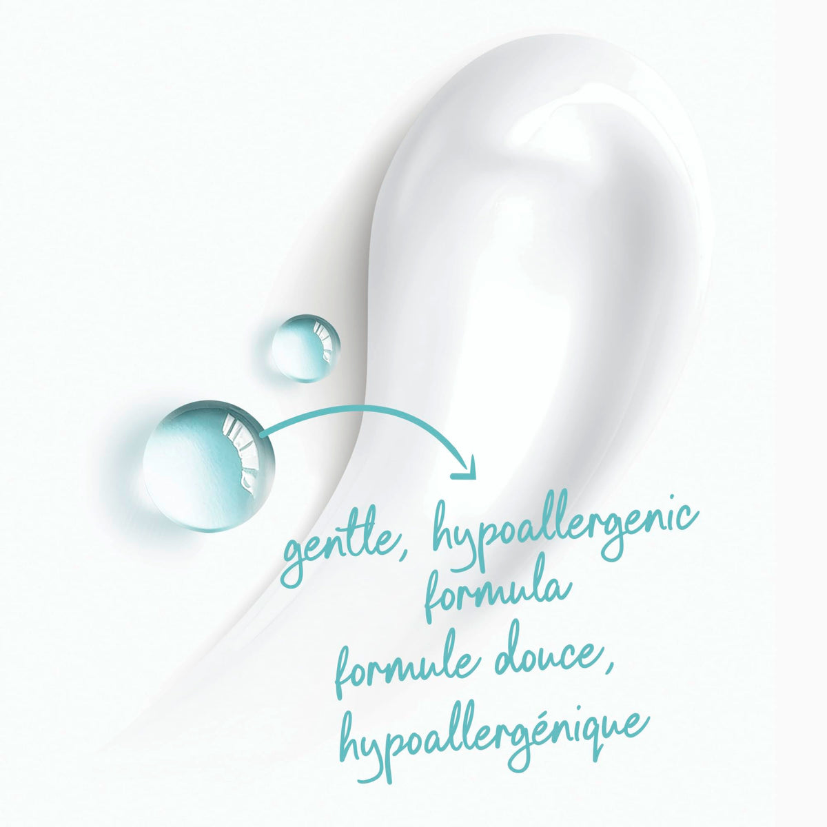 Dove bottle label detail showing ingredients and pH-balanced claim