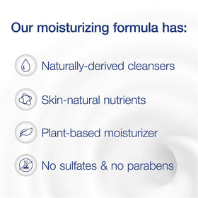 Dove sensitive skin body wash on family bathroom shelf indicating bulk convenience