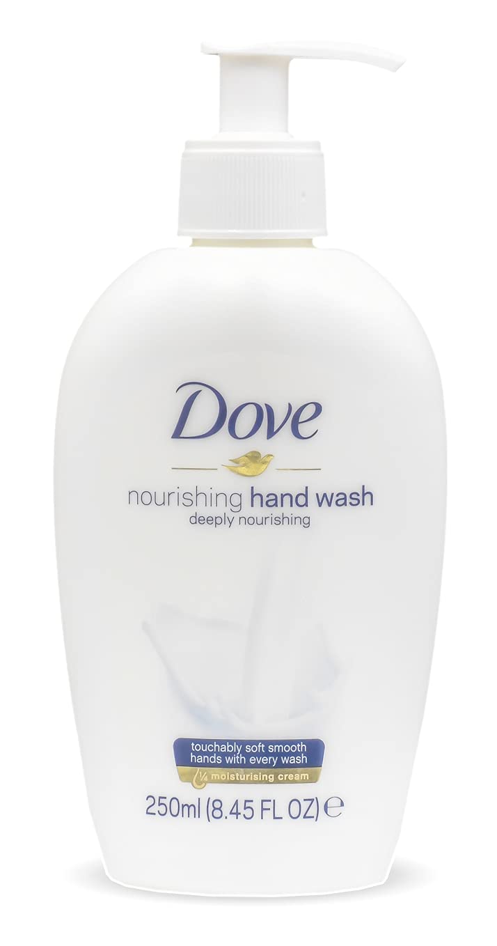 Dove Shea Butter & Warm Vanilla cream texture pouring to show moisturizing benefit