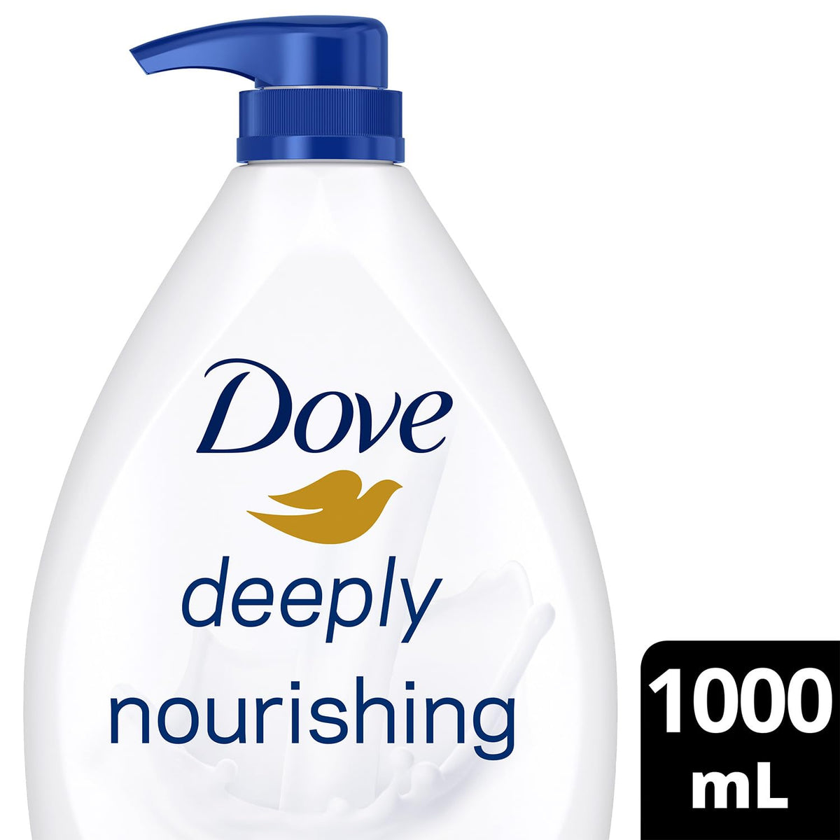 Dove body wash in bathroom lifestyle scene promoting daily hydration