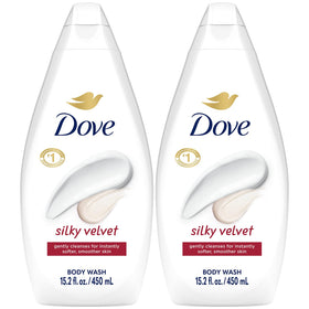 Dove bottle front packaging showing label and size for quick identification and benefit