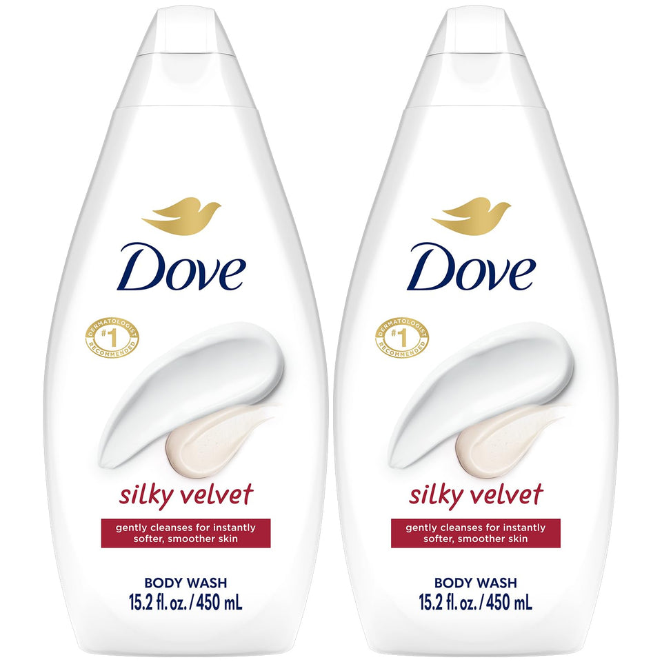 Dove bottle front packaging showing label and size for quick identification and benefit