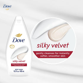 Dove two-bottle lifestyle in bathroom showing value pack for family use