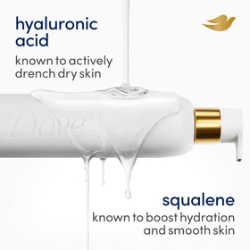 Dove 30 fl oz size comparison showing value and long-lasting shower use