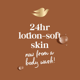 Dove creamy lather close-up highlighting moisturizing texture and softness