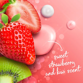 Dove gel texture with microdroplets demonstrating deep moisturizing