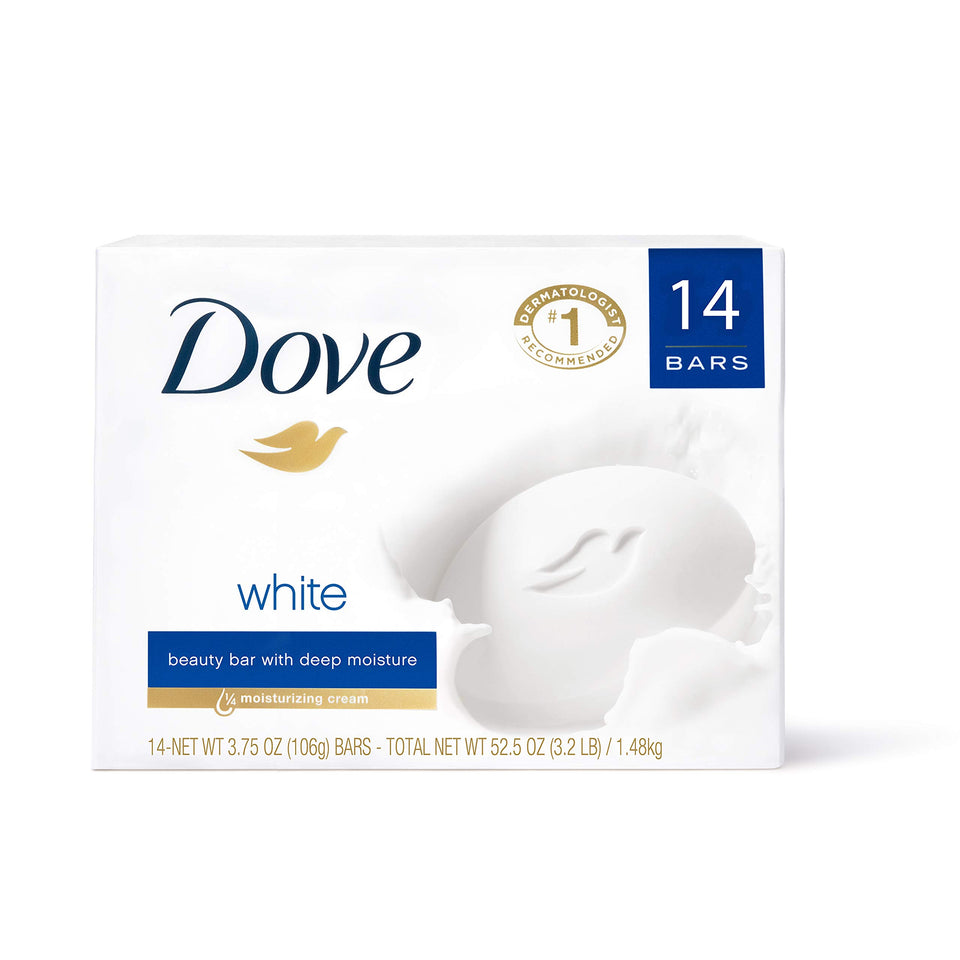 Dove front packaging showing multiple bars and hydration promise