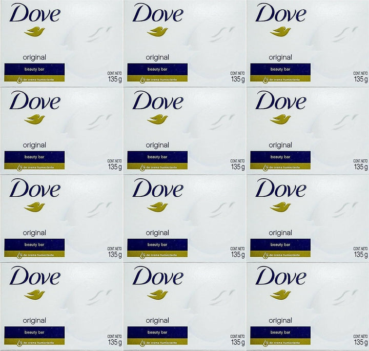 Dove white cream bar front packaging showing brand and benefits