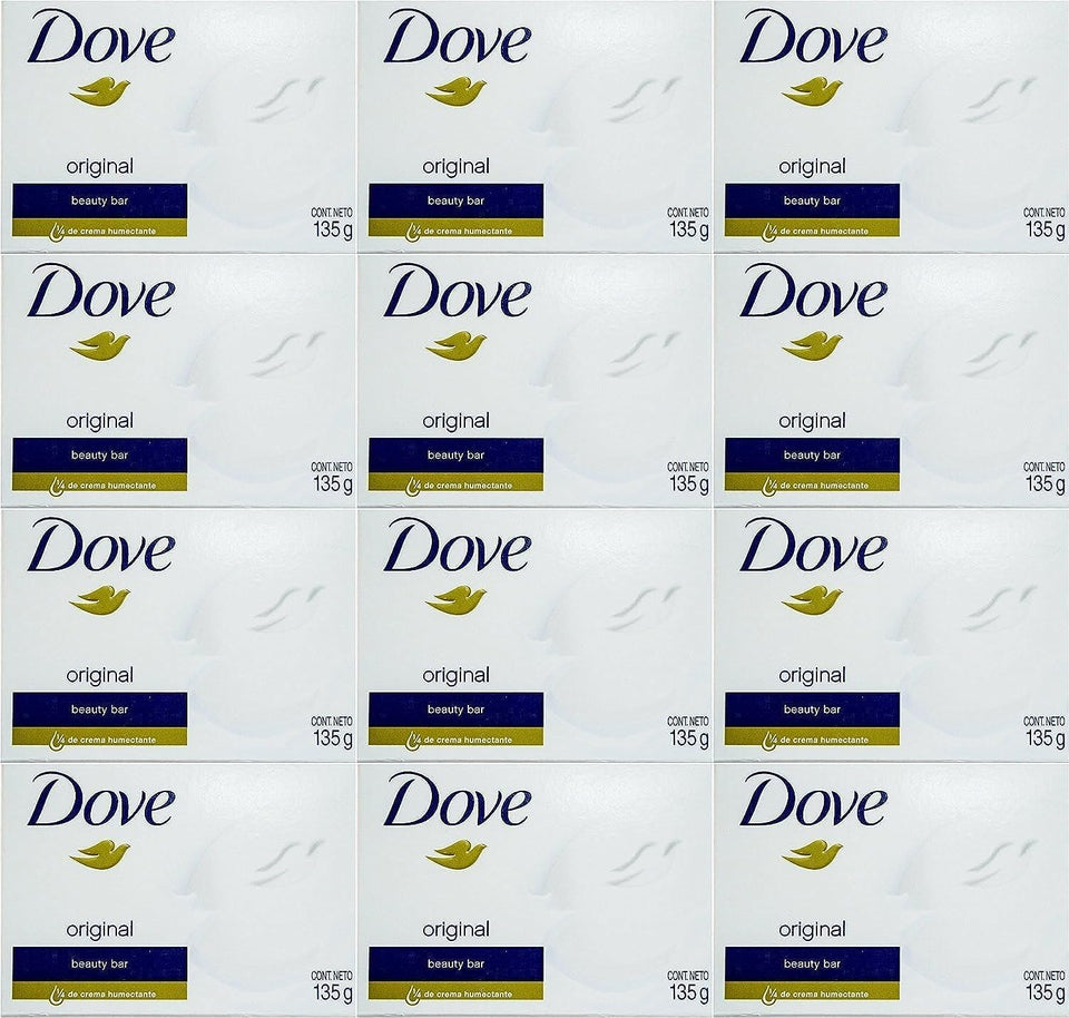 Dove white cream bar front packaging showing brand and benefits