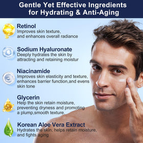 DOYEEWO man washing face demonstrating cleanser use for refreshed skin