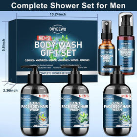 DOYEEWO body spray beside shirt pocket showing travel-ready freshness