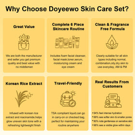DOYEEWO face cream open jar with cream swirl, providing nourishment and moisture seal