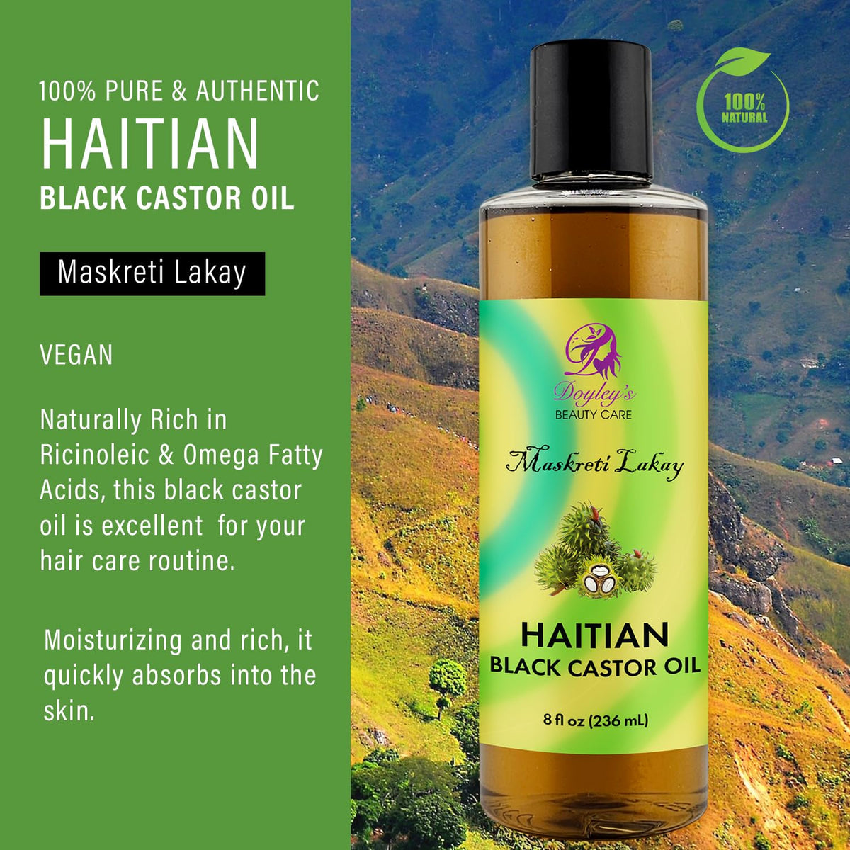 Using Doyley's oil warmed for hot-oil hair treatment to improve manageability