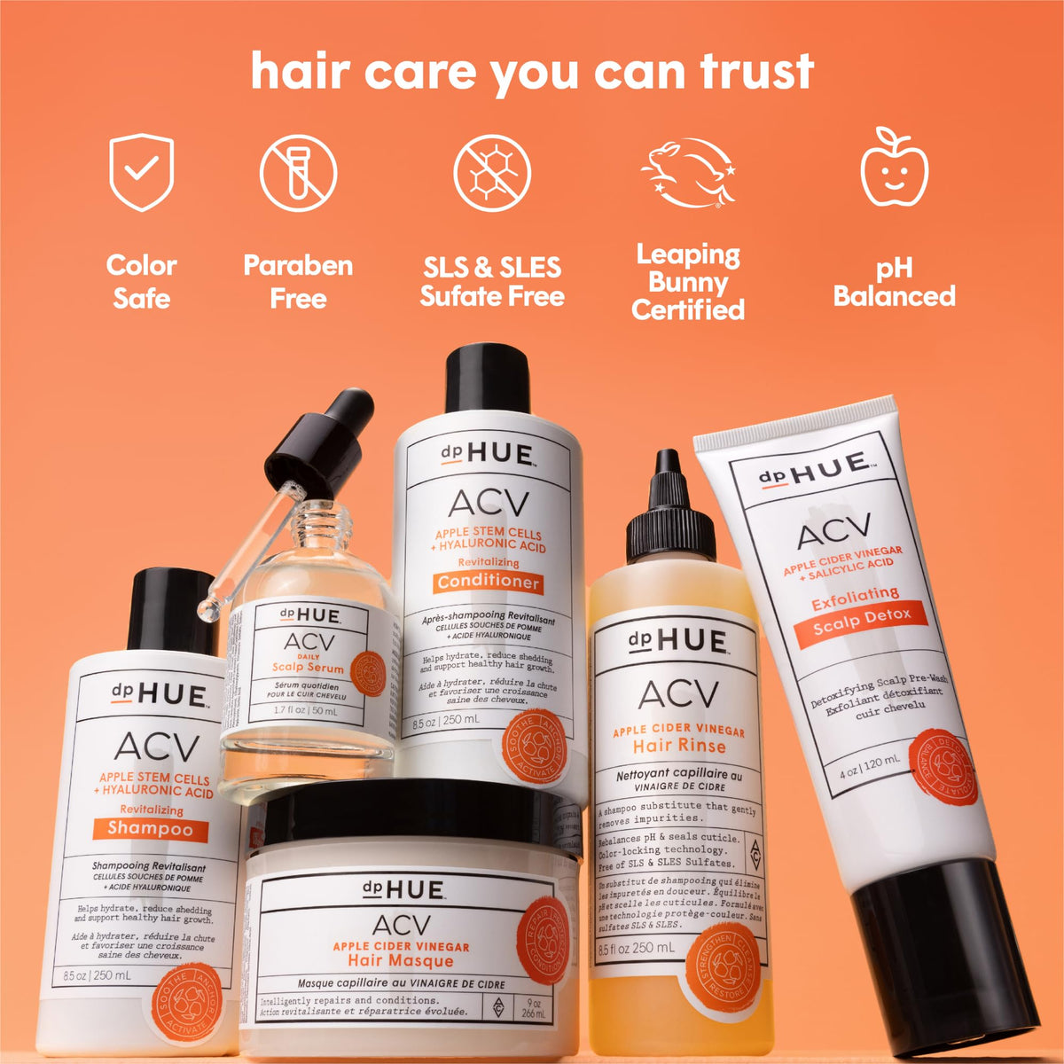 dpHUE placed in a bathroom setting suggesting integrated routine and scalp refresh benefit