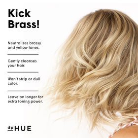 dpHUE label close-up displaying ingredients and sulfate-free benefits