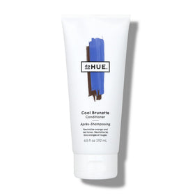 dpHUE front packaging showing product and benefits for cooler brunette tone
