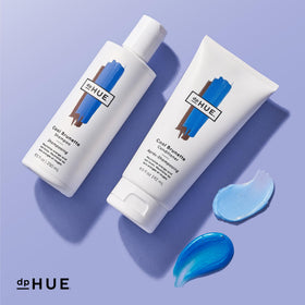 dpHUE bottle on bathroom shelf in styled setting for everyday routine