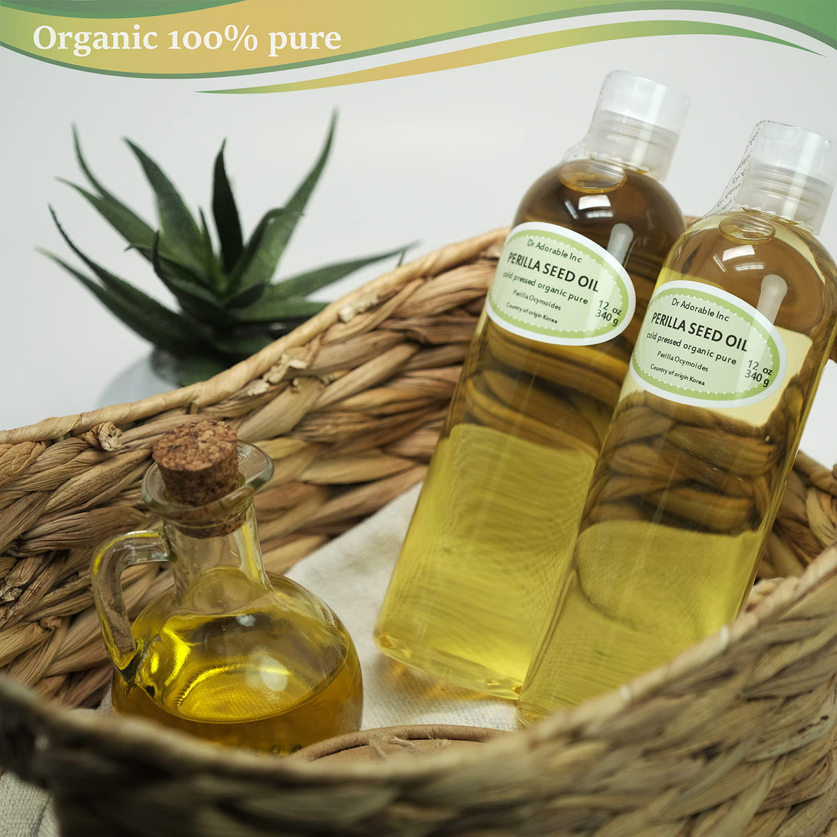 Dr Adorable oil texture close-up highlighting lightweight smooth absorption