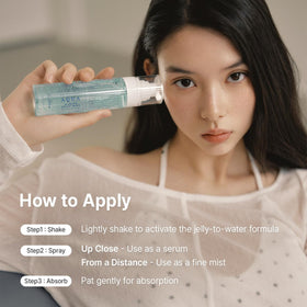 Dr.Althea ingredient display with deep sea water and hyaluronic benefits