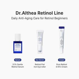 Dr.Althea with Centella and bakuchiol botanicals emphasizing soothing ingredients