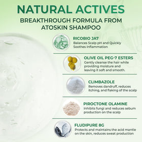 dr.atoskin shampoo texture lather demonstrating gentle cleanse