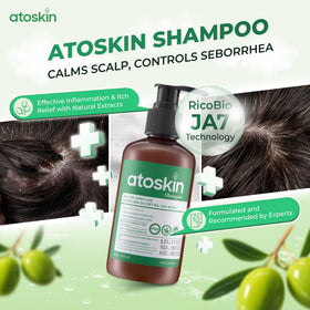 dr.atoskin pump dispensing shampoo for controlled application