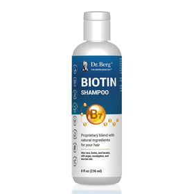 Dr. Berg Nutritionals front packaging showing 8 fl oz bottle and benefits