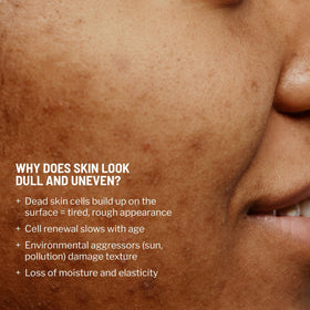 Dr. Brandt applied to hand demonstrating smooth exfoliation and immediate glow