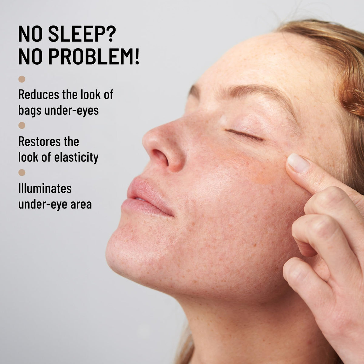 Dr. Brandt product label showing key ingredients and clinical focus benefit