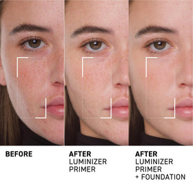Dr. Brandt close-up of creamy primer texture, showing silky finish and blendability benefit