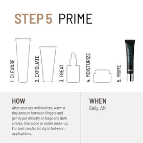 Dr. Brandt lifestyle bathroom counter showing daily routine benefit