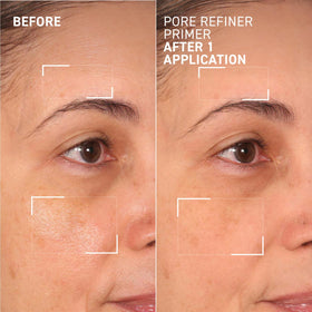 Dr. Brandt primer inside a makeup bag signaling travel convenience and quick touch-ups