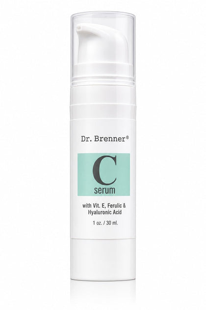 Dr. Brenner front packaging showing 1oz bottle and clear labeling, highlights potency