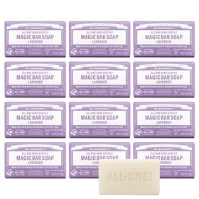 Dr. Bronner's lavender front packaging showing organic label and 5 oz size benefit