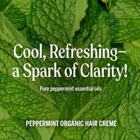 Dr. Bronner's tube next to peppermint leaves showing natural scent and freshness