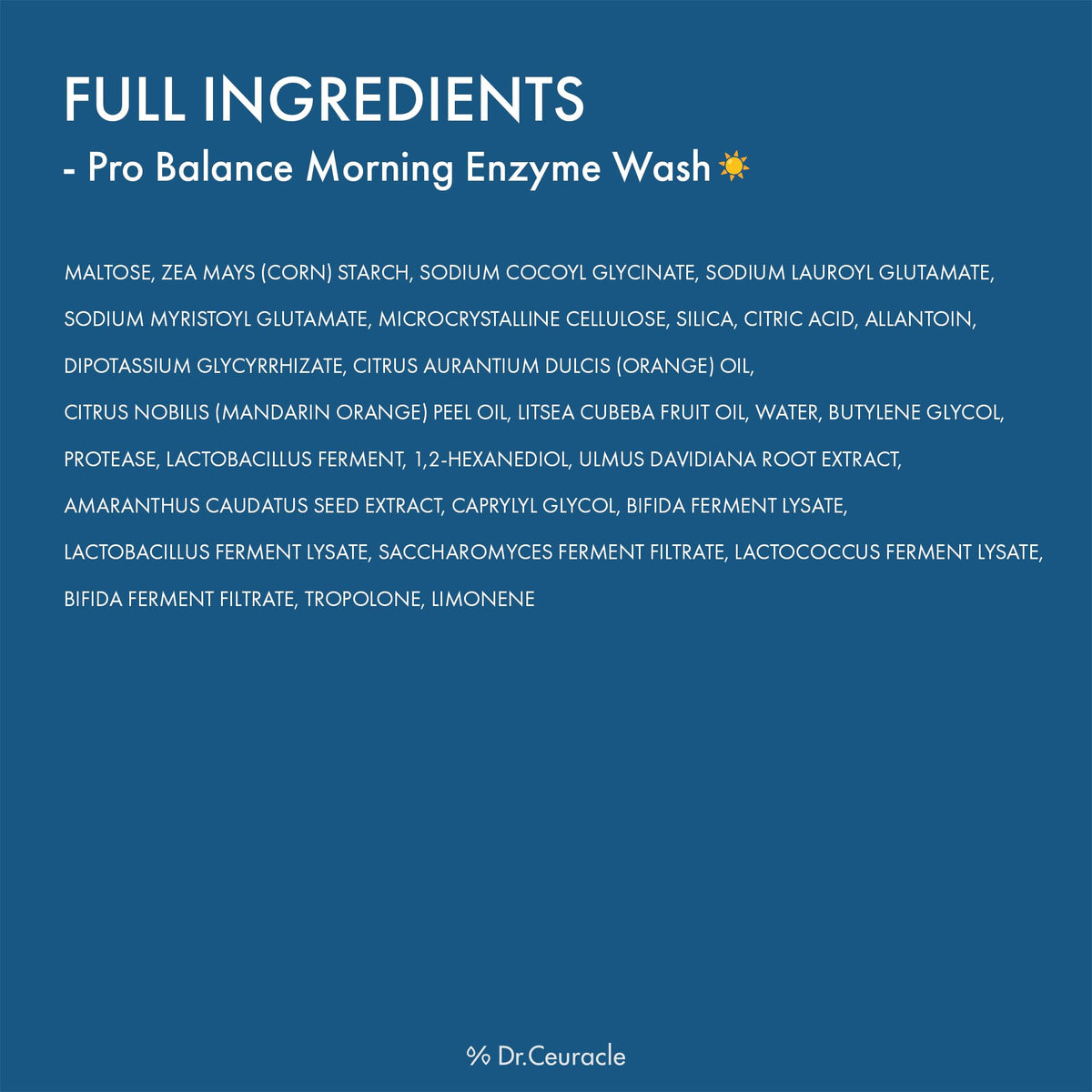Dr.Ceuracle on bathroom counter in morning routine promoting fresh start