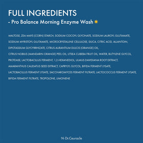 Dr.Ceuracle on bathroom counter in morning routine promoting fresh start