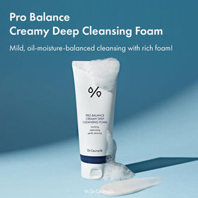 Dr.Ceuracle creamy foam texture demonstrating gentle hydration benefit