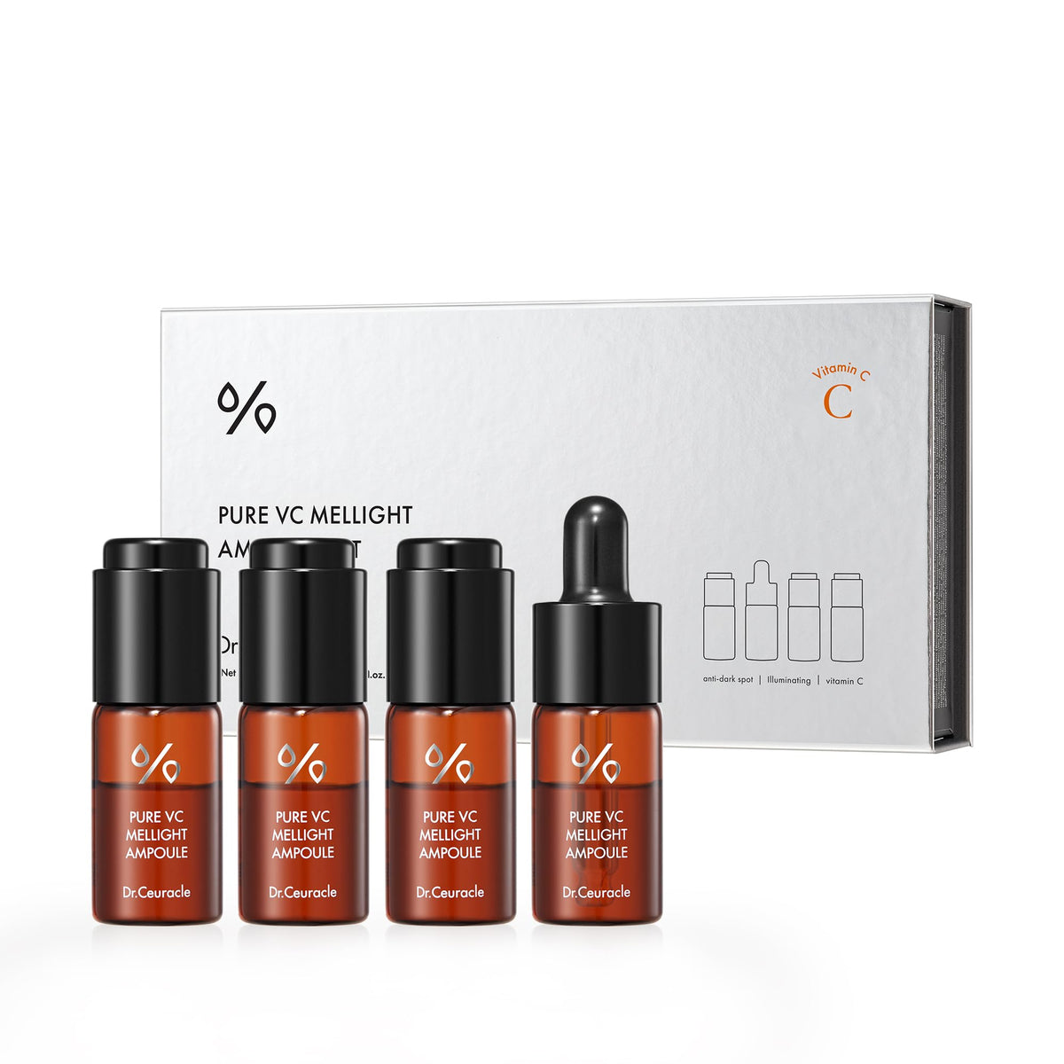 Dr.Ceuracle front packaging showing kit and benefits for fresh vitamin C