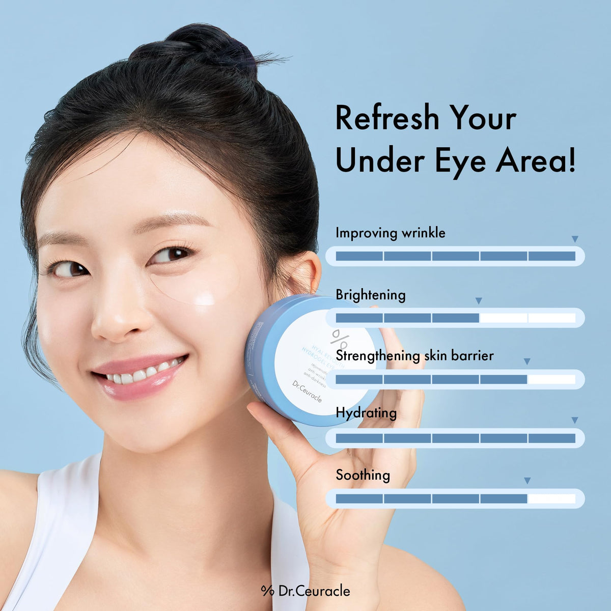 Dr.Ceuracle serum droplet highlighting concentrated hyaluronic complex potency